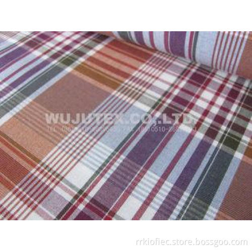 Stable Quality Nice soft 100% Cotton Yarn Dyed Fabric , Pla